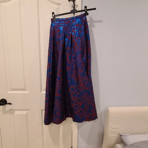 NWT Anthropologie Shimmer Skirt 00P - Picture 5 of 7
